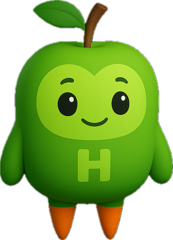 Healthefi Mascot - Your friendly health companion