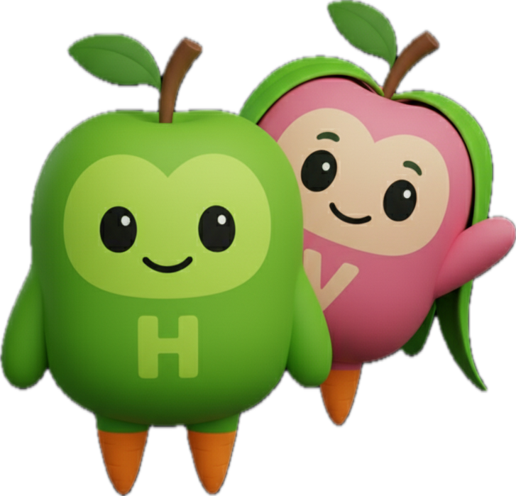 Healthefi Mascots - Your friendly health companions ready to help build better habits